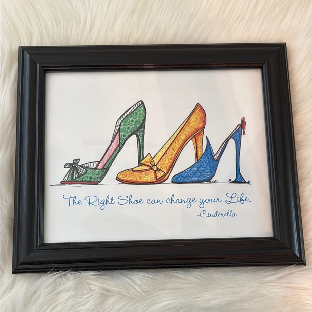 Framed Prints with Colorful Heels